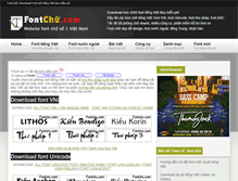 Tablet Screenshot of fontchu.com